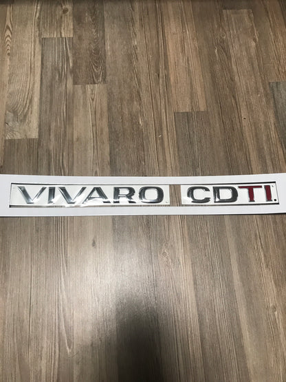 ORIGINAL Vivaro CDTI Schriftzug hinten NEU