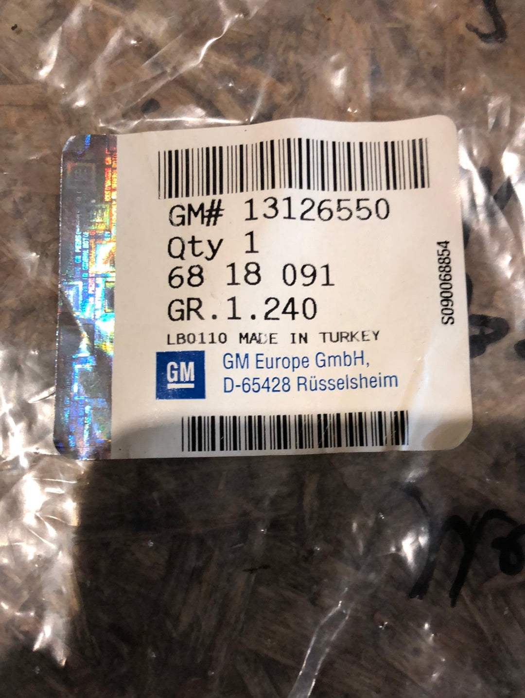 Original GM Opel Meriva A 1.7D Heizungsschlauch Zufuhr Neu