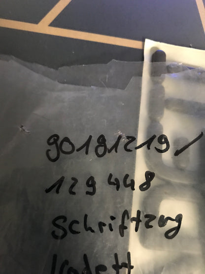 Original Kadett Schriftzug grau NEU