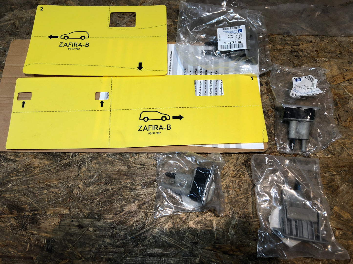 Original Opel Zafira Einbausatz Fangnetz Neu