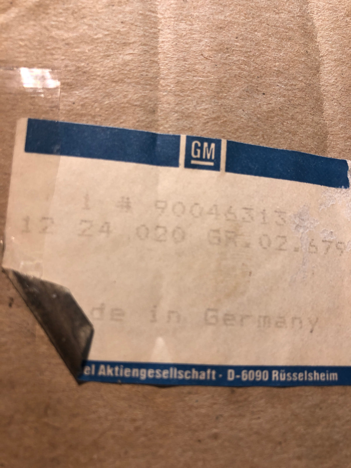 Original Opel Monza Senator A Rückleuchte Links Neu