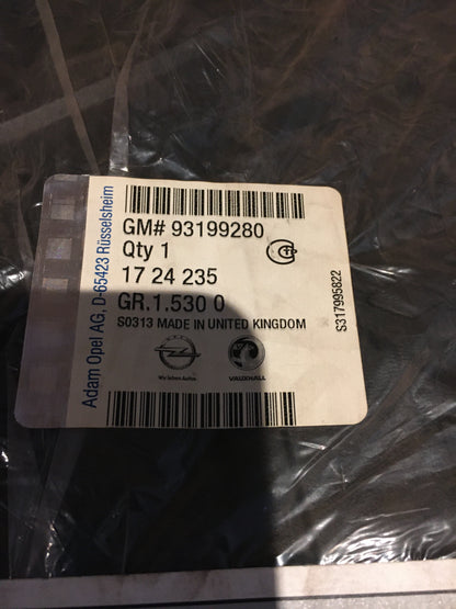 Original Corsa D Gummimatten vorne 2-Teilig NEU