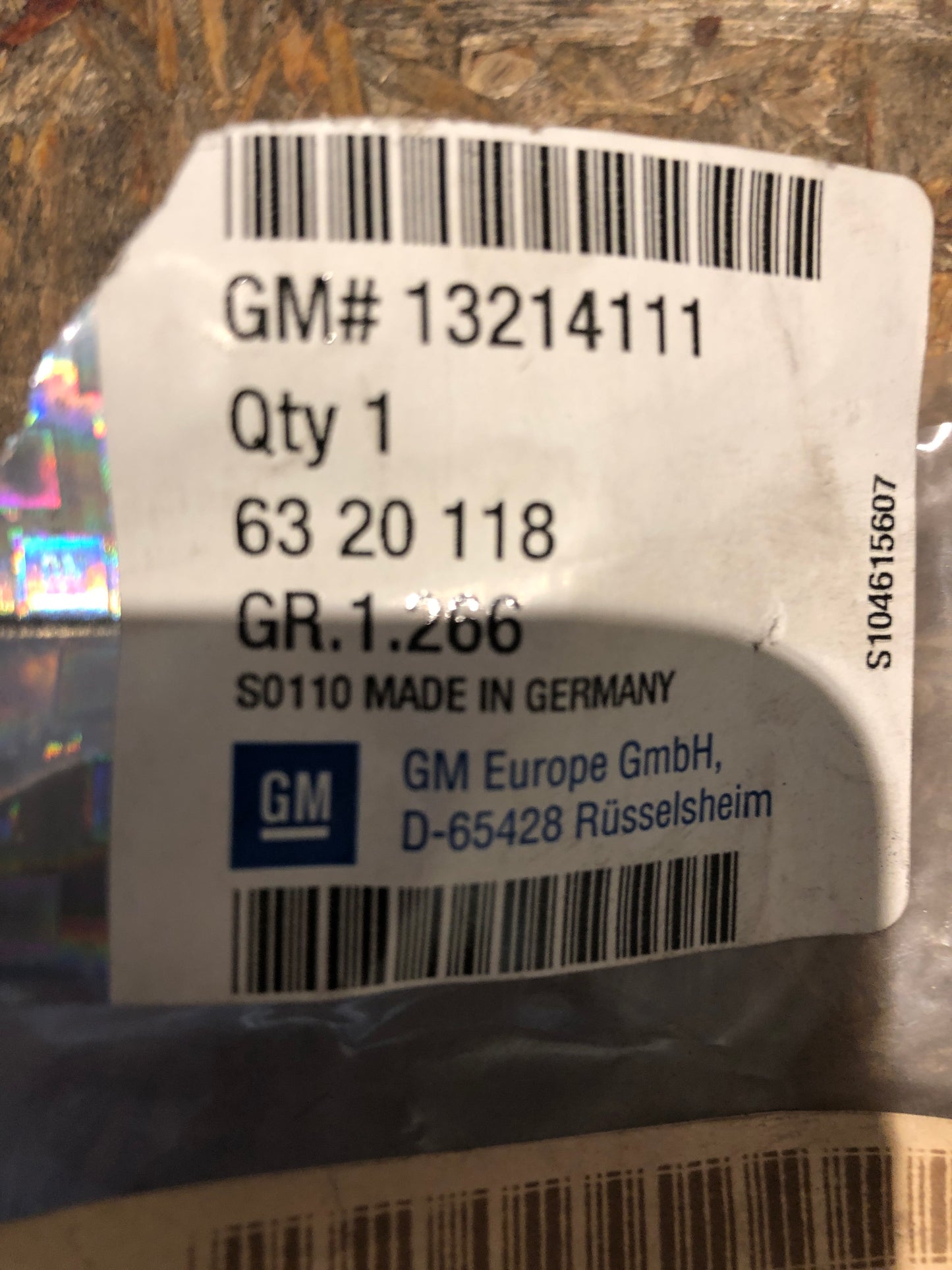 Original GM Opel Vectra C Kühlergrill Neu