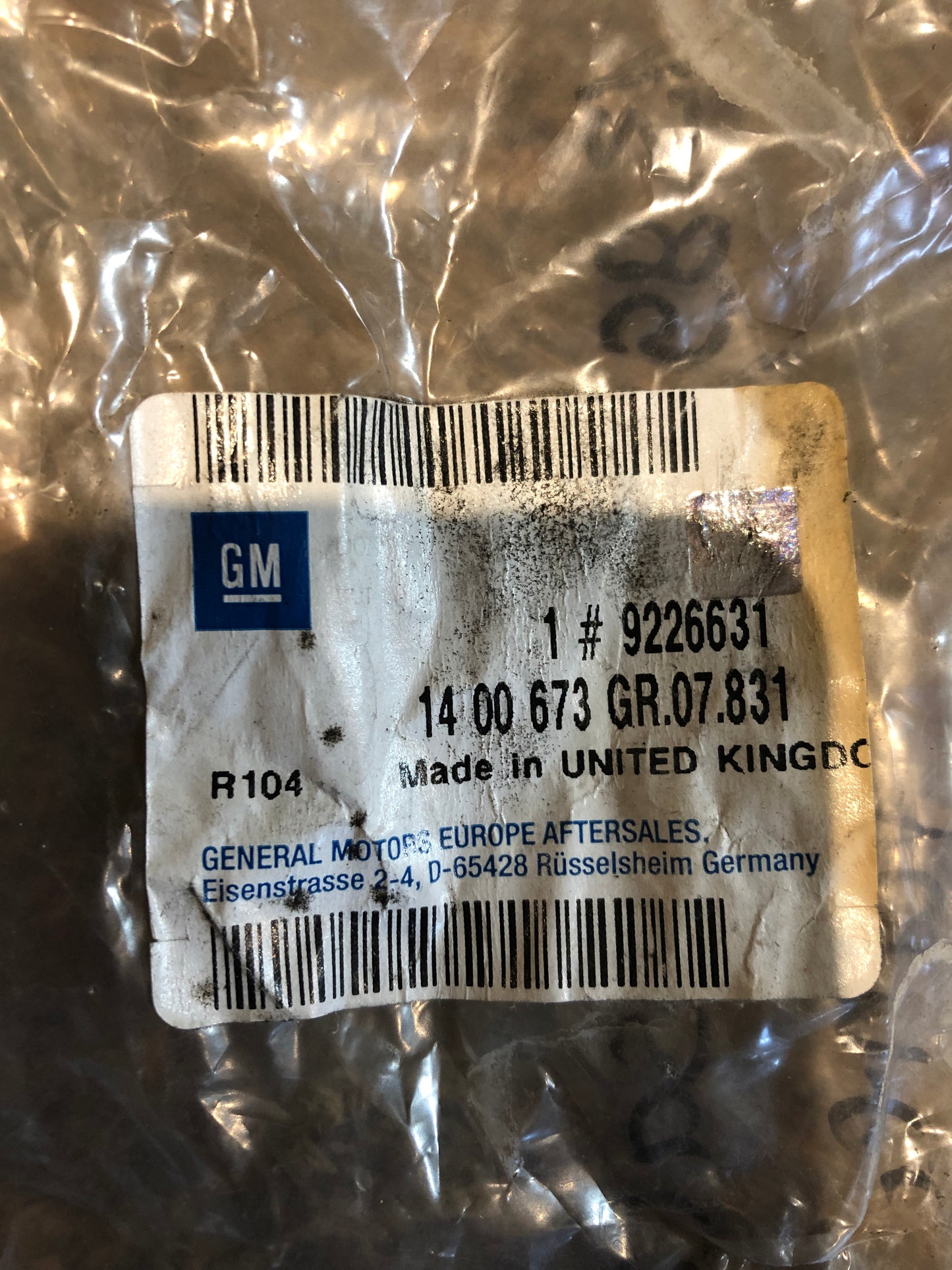 Original GM Opel Vectra B Einsatz Stoßfänger Nebelscheinwerfer Links Neu