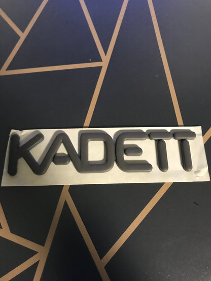 Original Kadett Schriftzug grau NEU