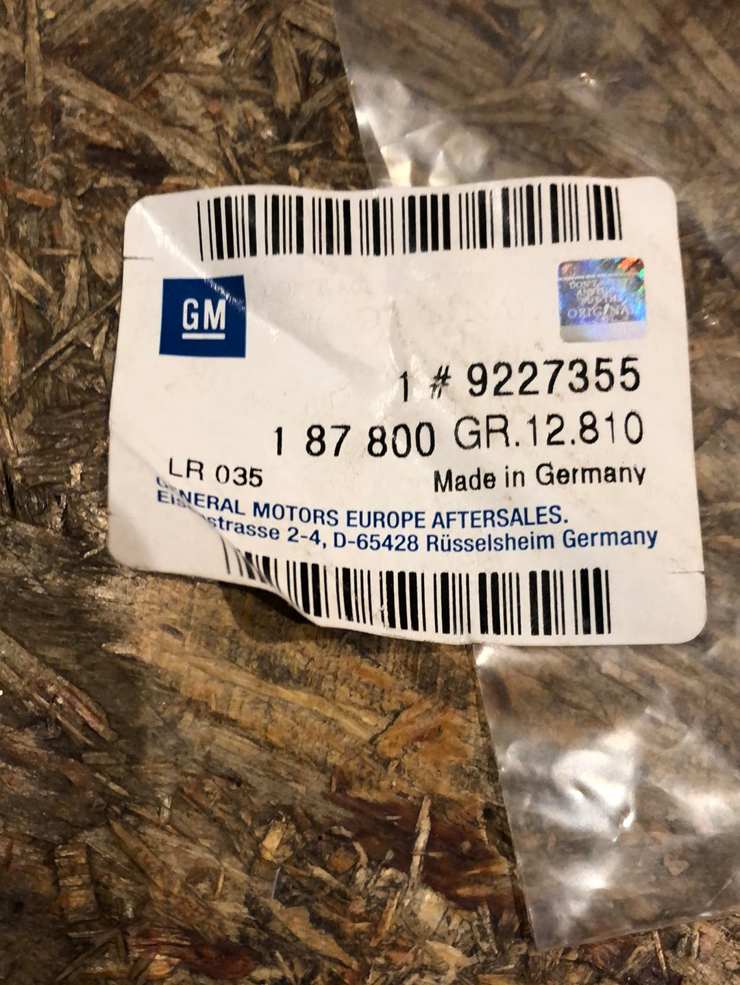 Original GM Opel Corsa C Abdeckung Dach Neu