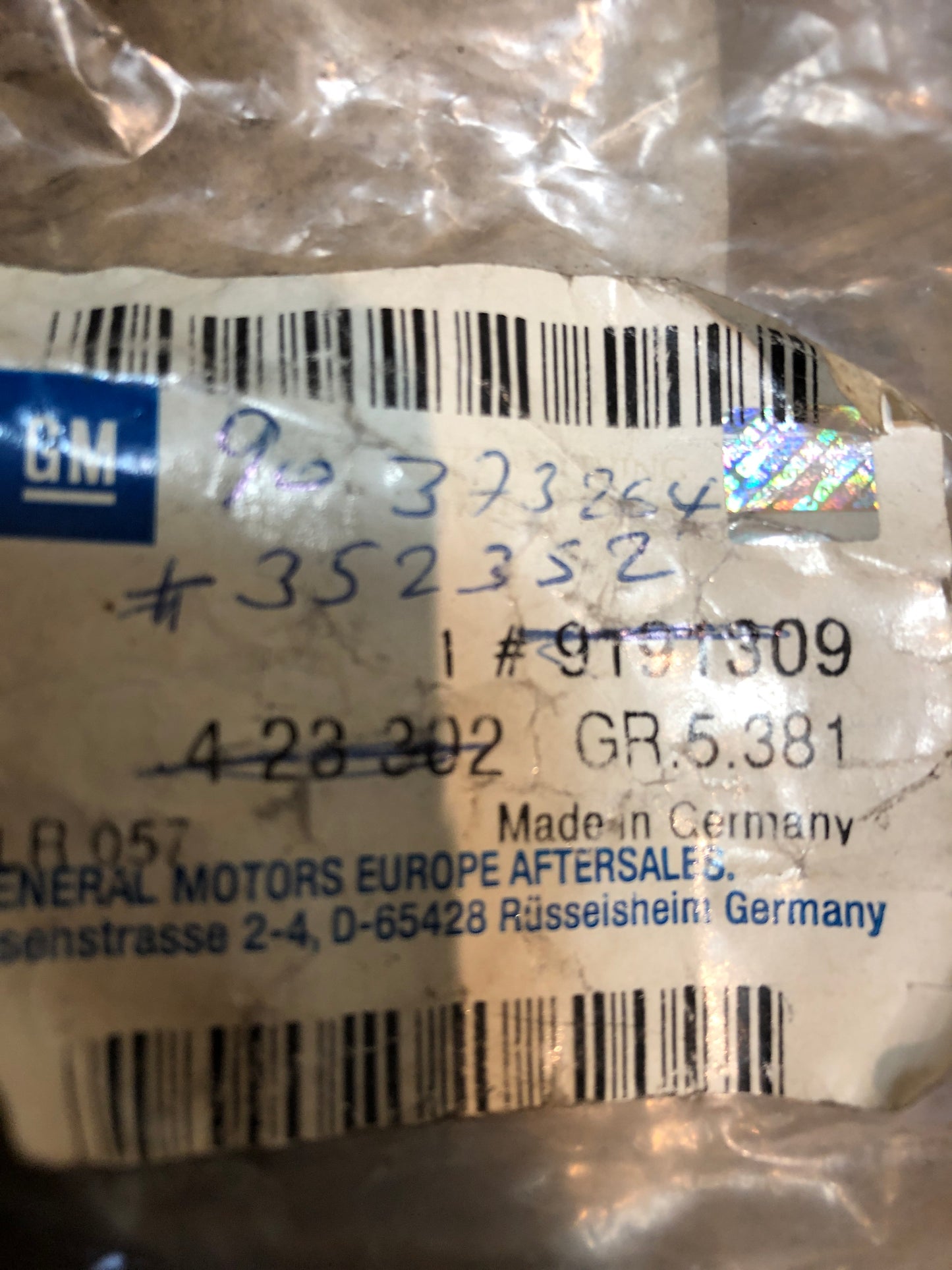 Original GM Opel Astra F Calibra A Vectra A Lager Neu