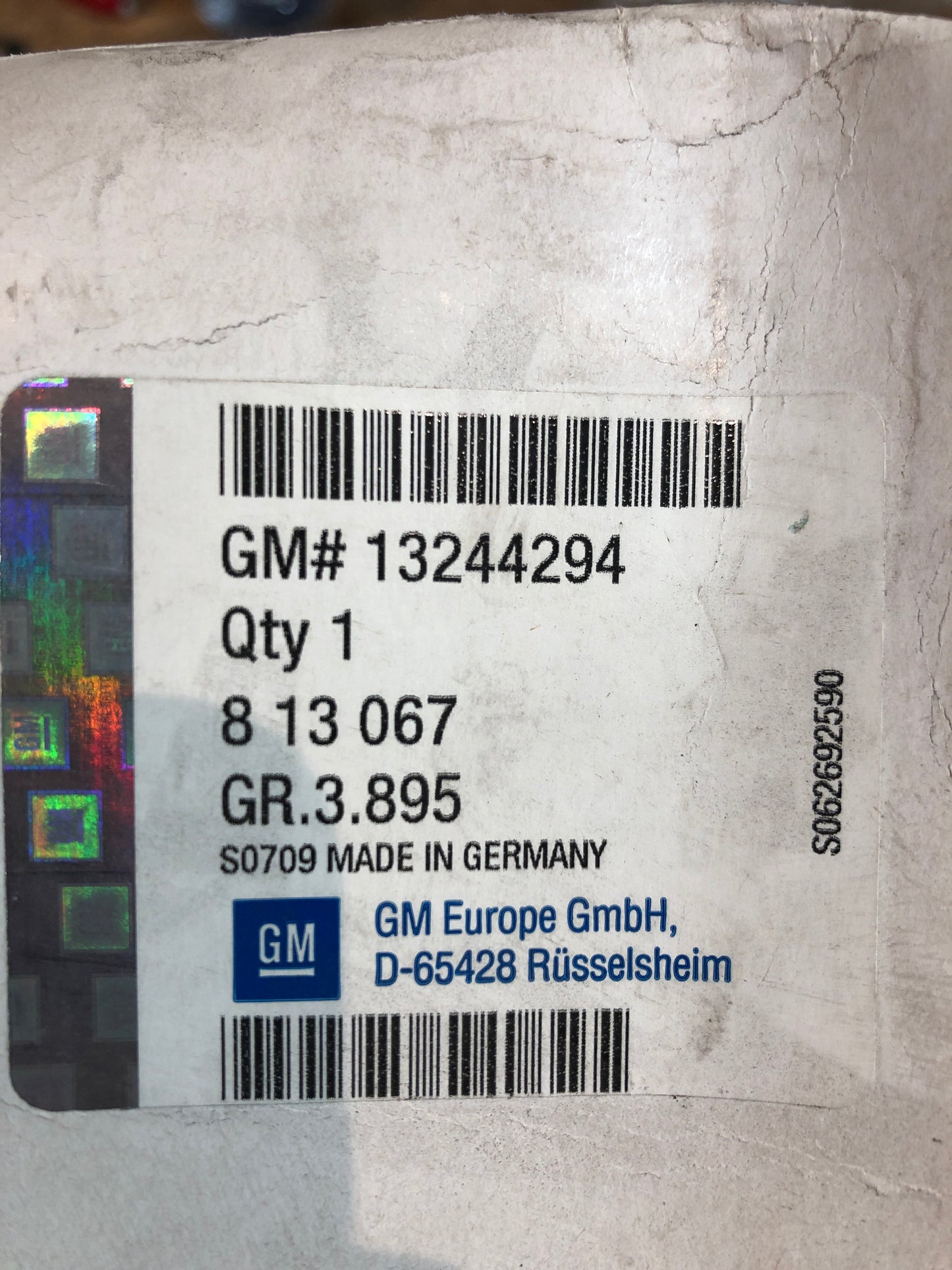 Original GM Opel Astra J Insignia A Meriva B Kraftstoffiltergehäuse Neu