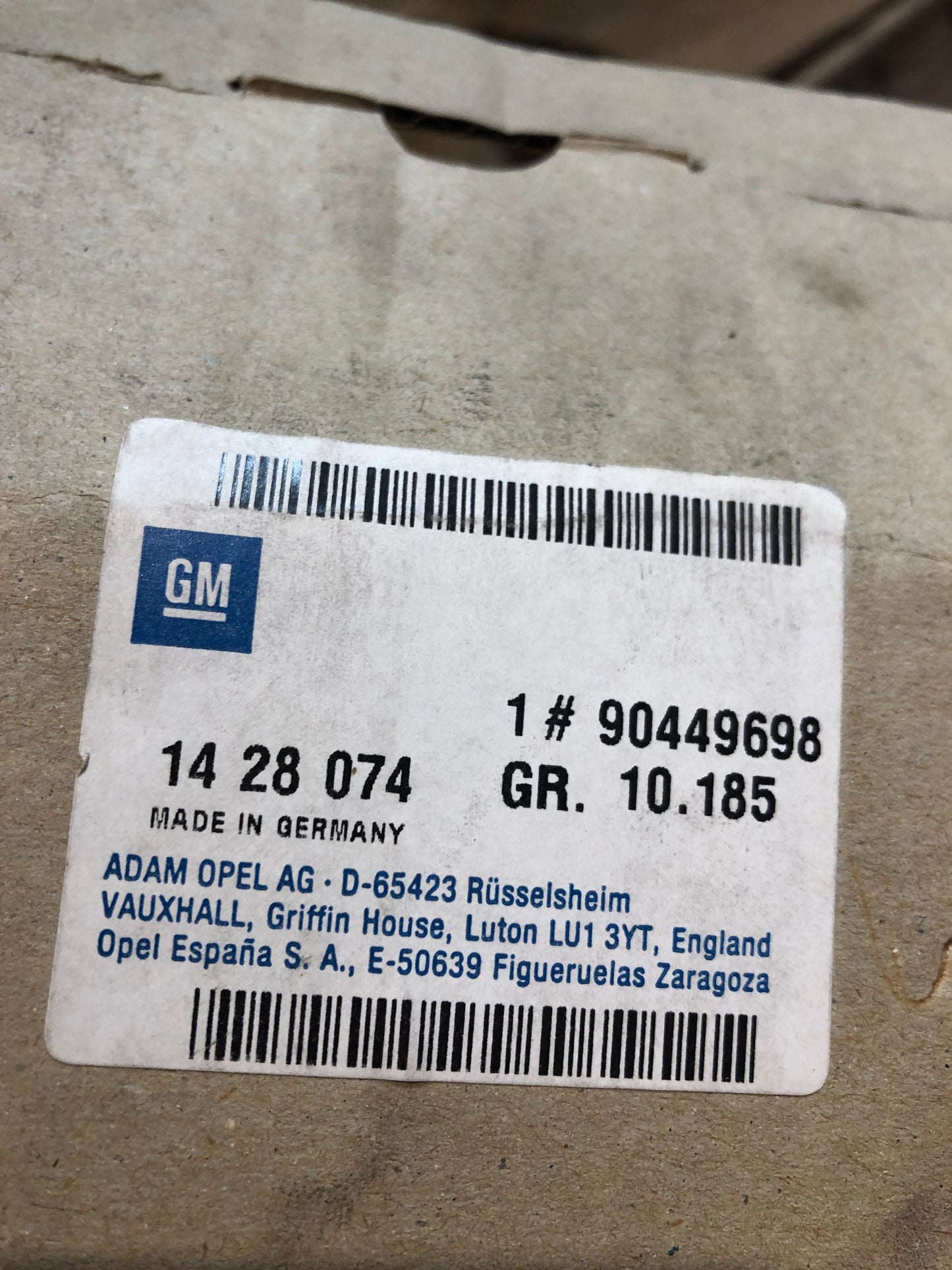 Original GM Opel Astra F Außenspiegel rechts Neu