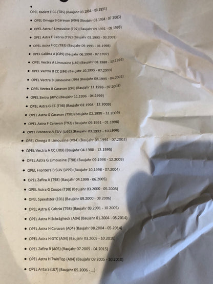 Original GM Opel Astra Omega Frontera Zylinderkopfschraube (1 Stk) Neu