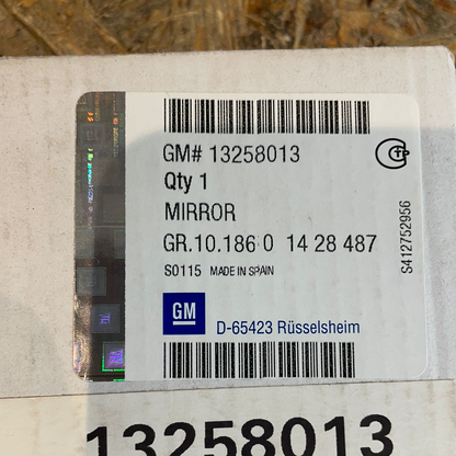 Original GM Opel Meriva B Spiegelglas Neu