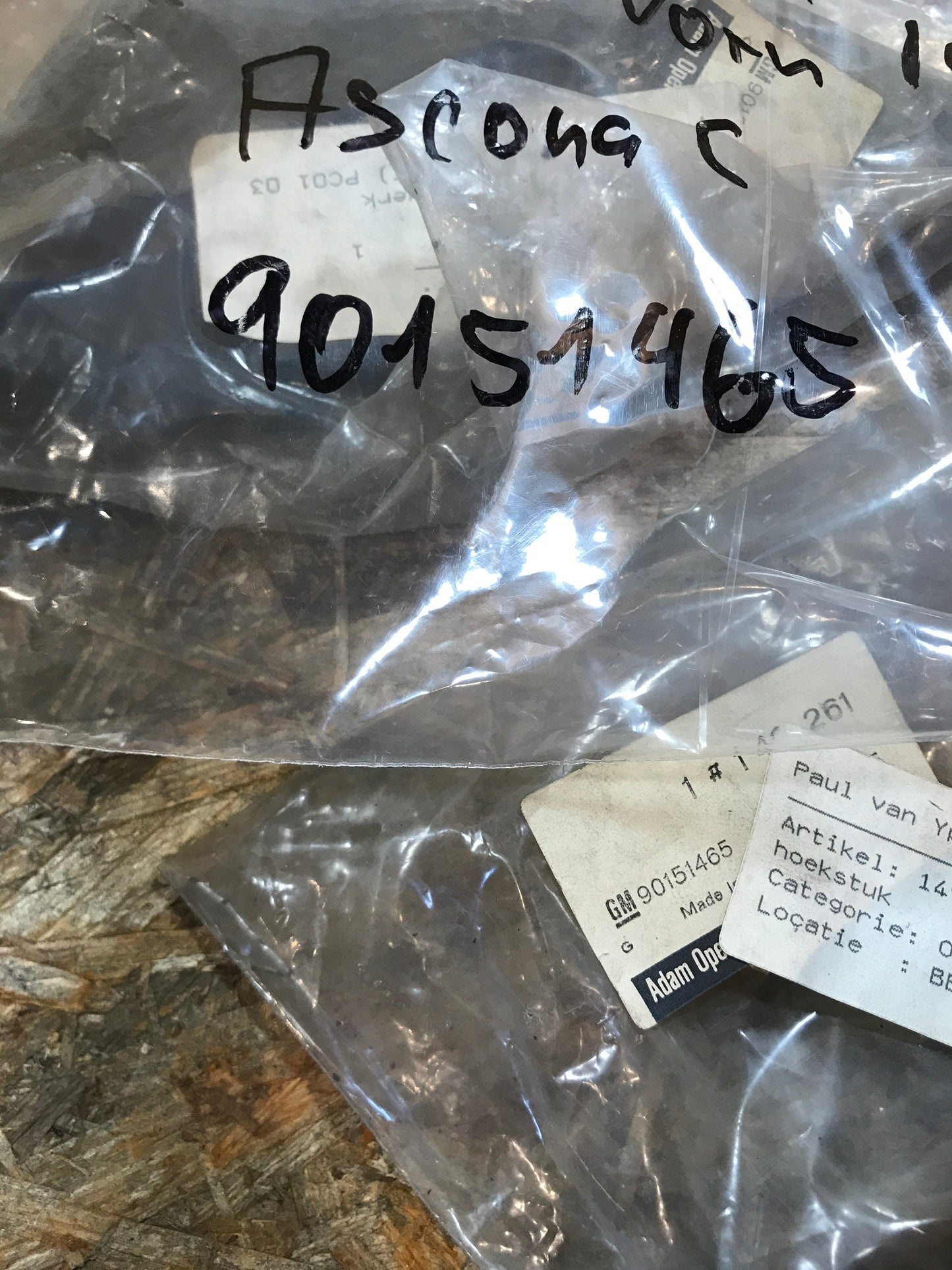 Original Opel Ascona C Einsatzecke innen vorne links NEU