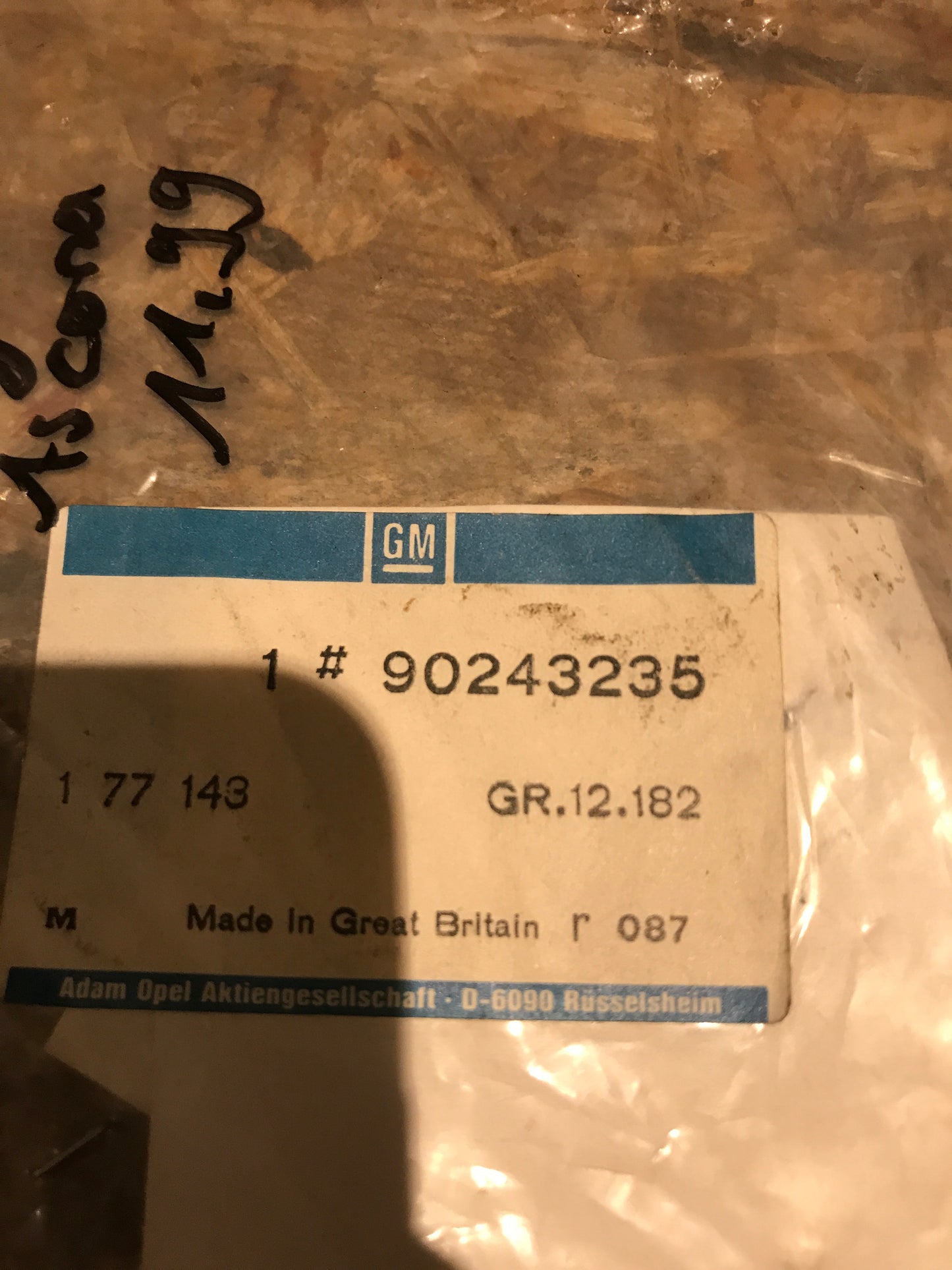 Original Jubilee Schriftzug für Ascona C NEU