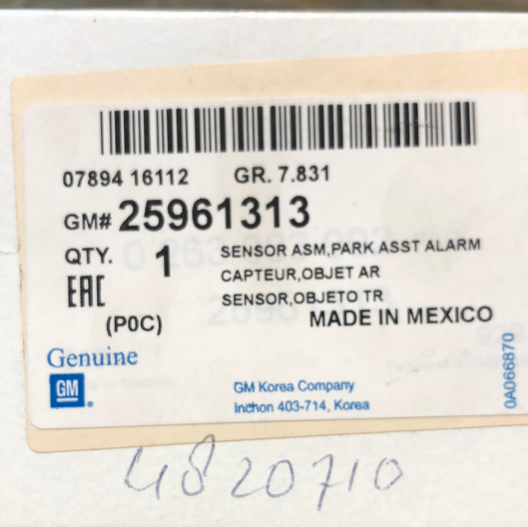 Original GM Opel Antara Sensor Einparkhilfe Neu