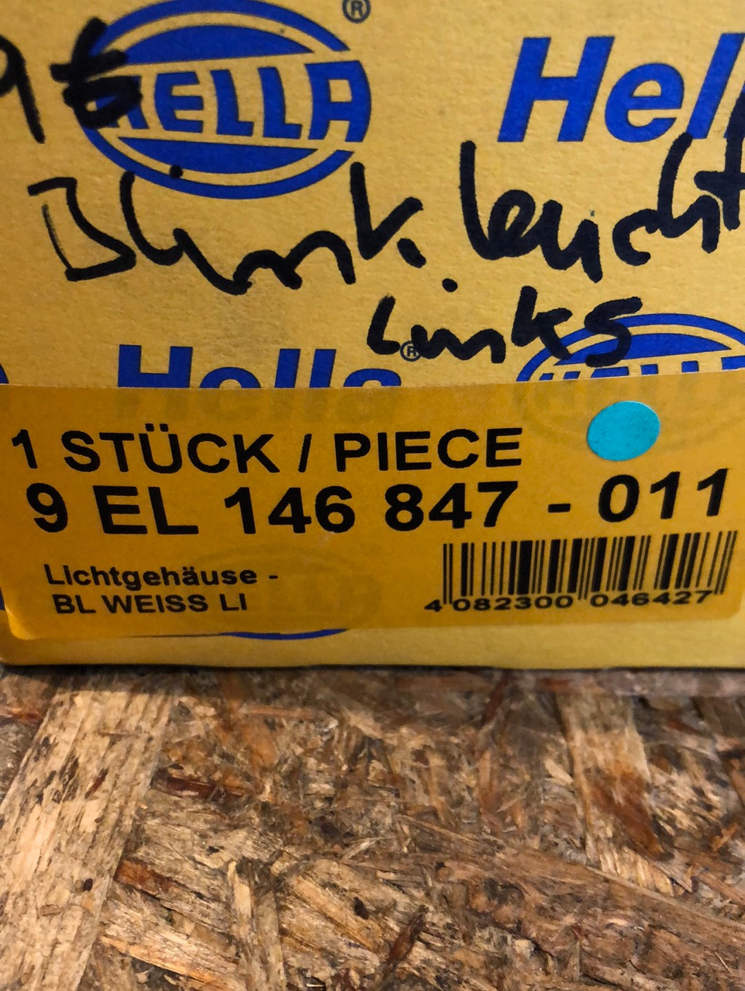 Original Hella Opel Astra F Blinkleuchte links Neu