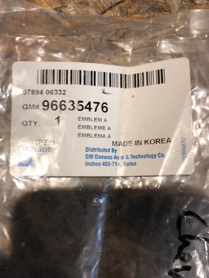 Original GM Chevrolet Emblem Neu