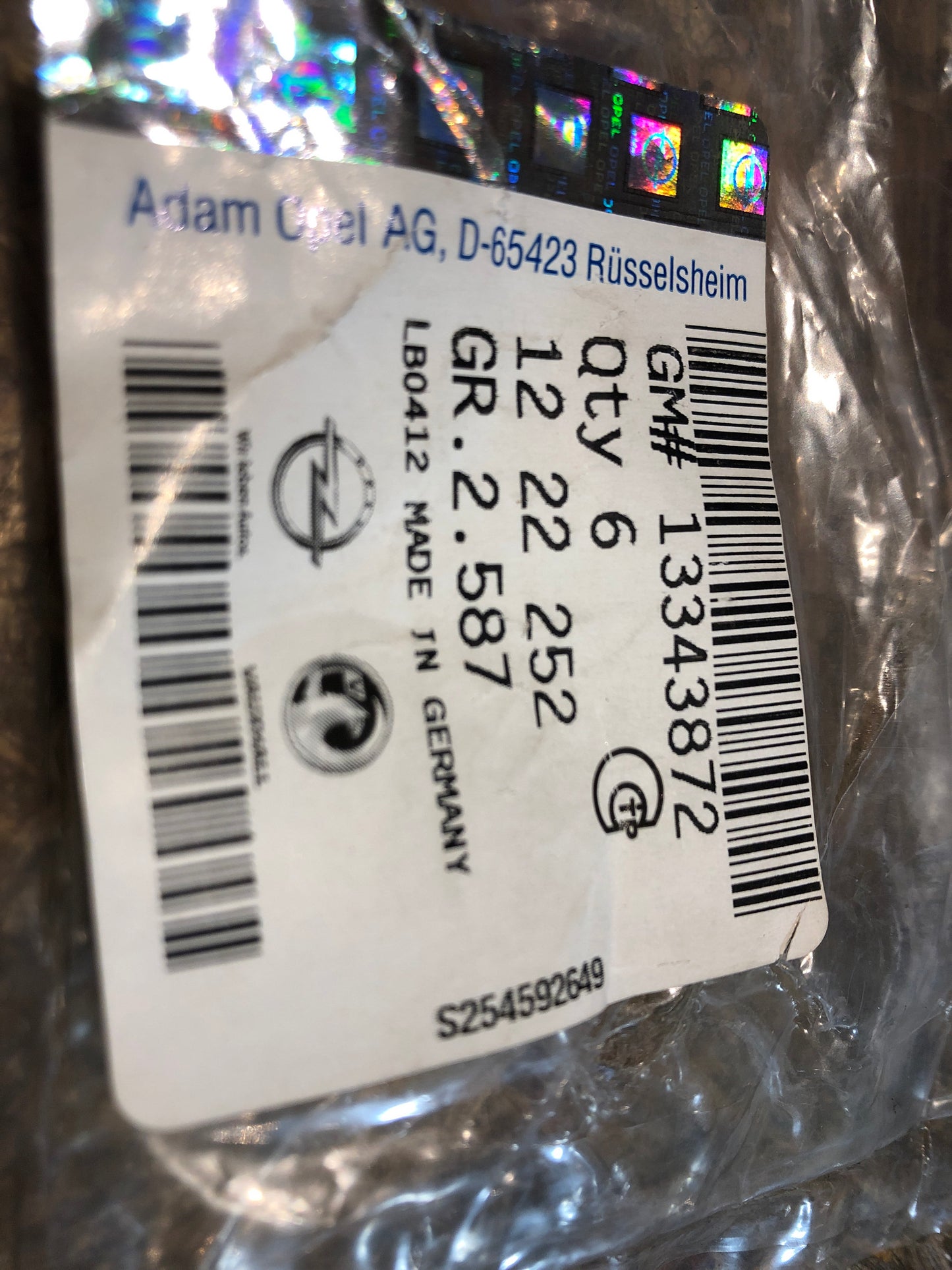 Original Opel Astra J Adam Halter Schlussleuchte Neu