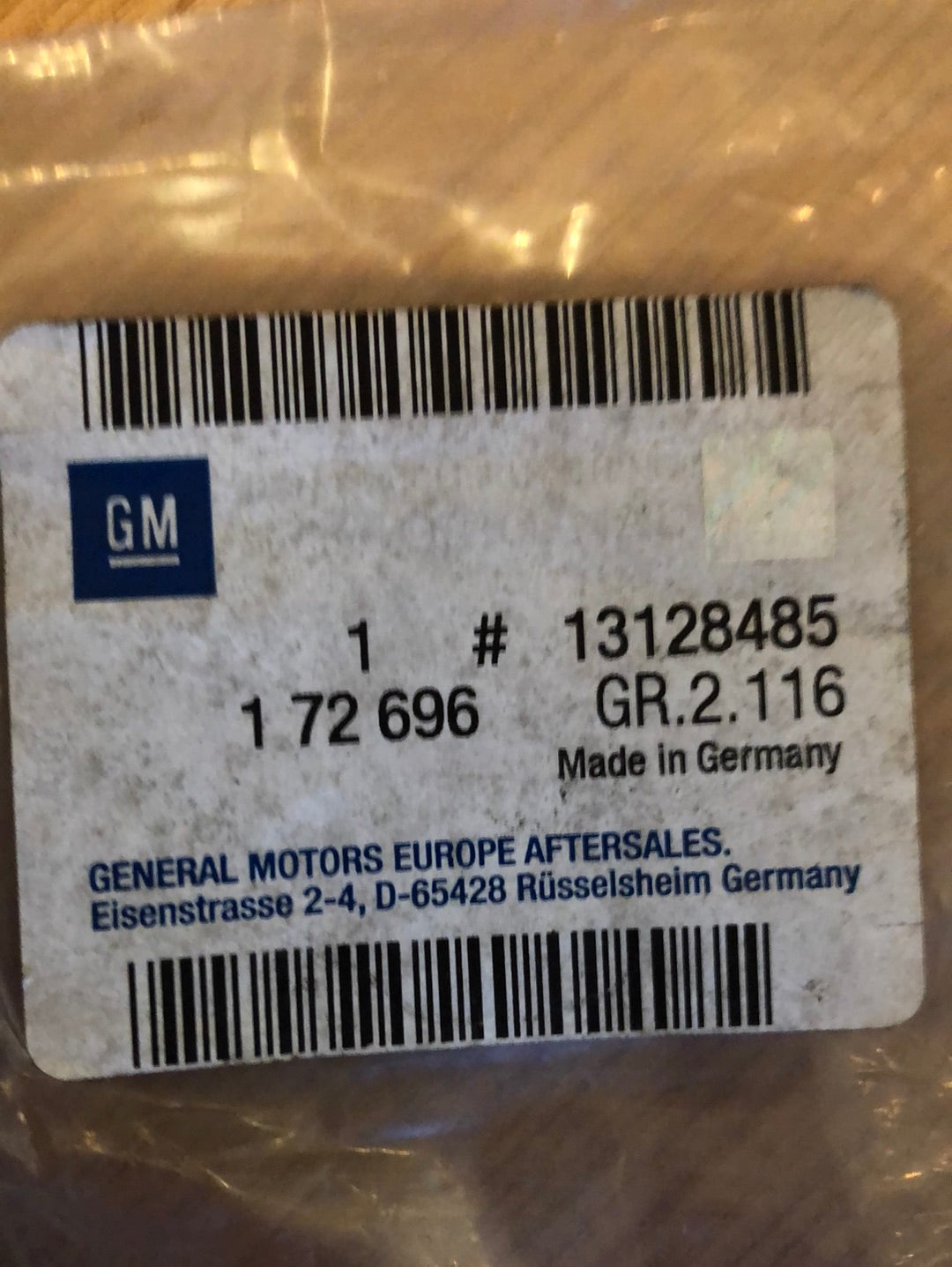 Original GM Opel Astra G Zafira A Schutzzierleiste hinten rechts Neu