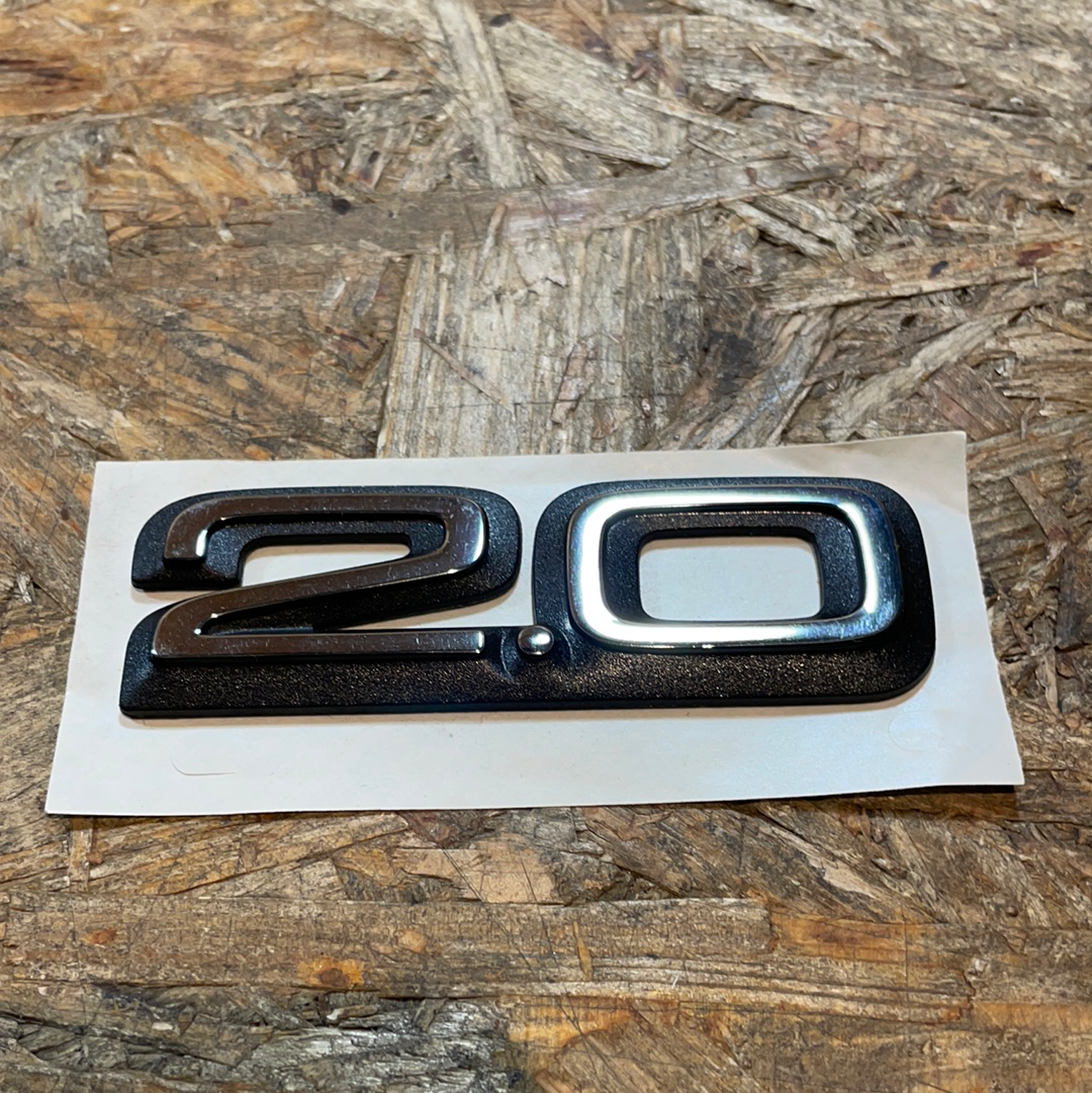 Original GM Opel Rekord E Emblem „2.0“ Neu