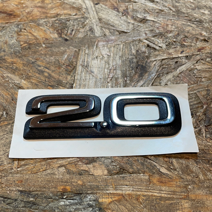 Original GM Opel Rekord E Emblem „2.0“ Neu