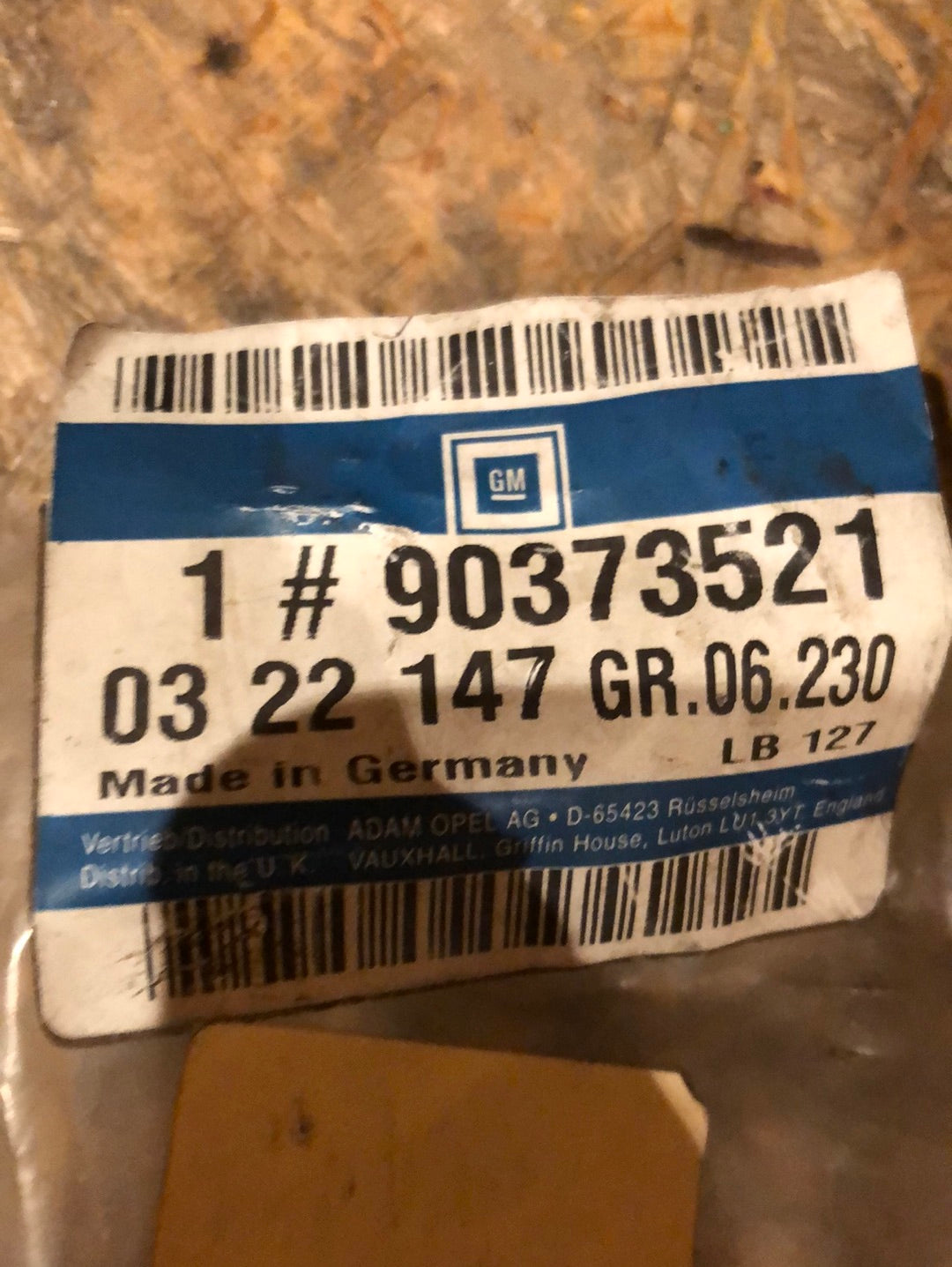 Original GM Opel Calibra Spurstange links oben mitte Neu