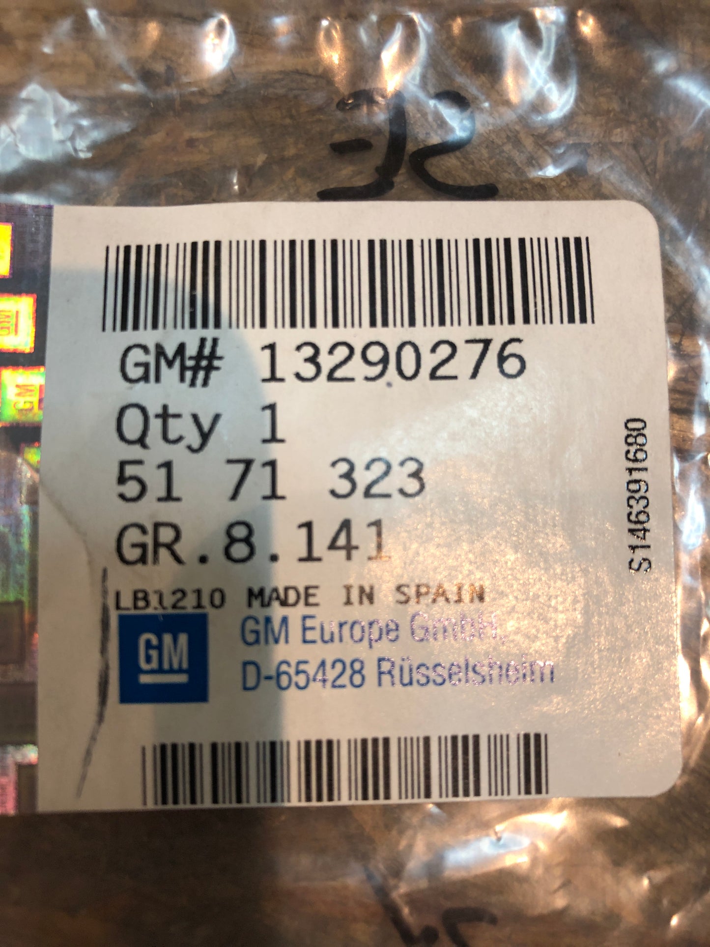 Original GM Opel Meriva B SE Schriftzug Kotflügel Neu