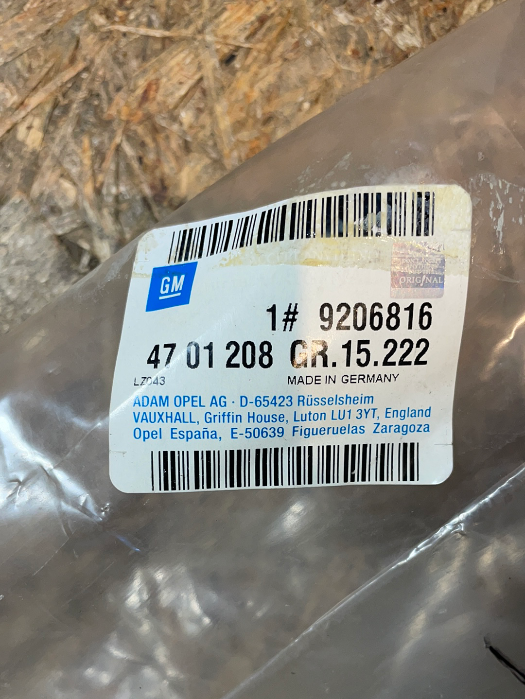 Original GM Opel Agila A Kofferraum Verkleidung Abdeckung Laderaum Neu