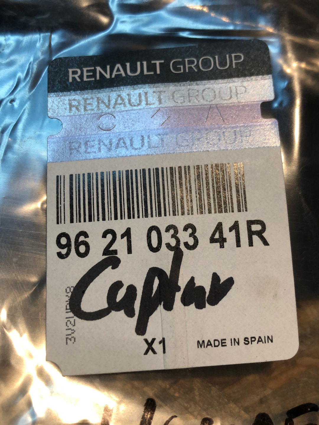 Original Renault Captur Zierschutzleiste für Stoßfänger vorne Mitte Neu