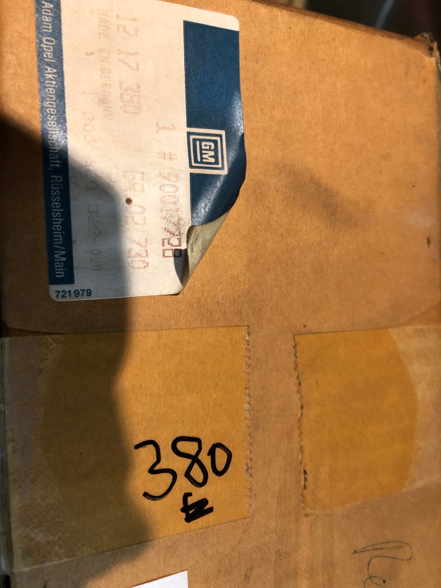 Original GM Opel Rekord E/E1 Glasscheibe Scheinwerfer Links Neu