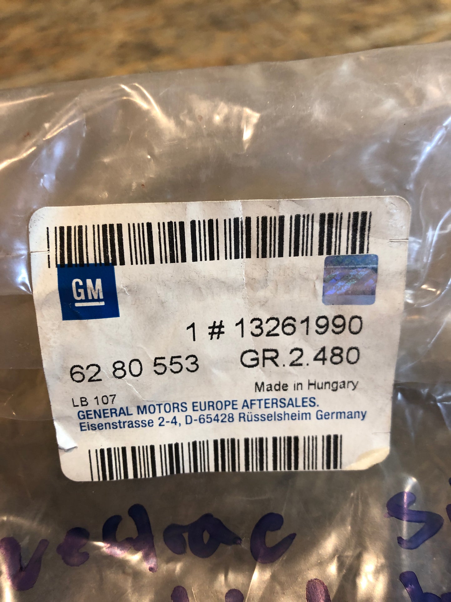 Original GM Opel Vectra C Signum Kabel Waschdüsen Frontscheibe beheizt Neu