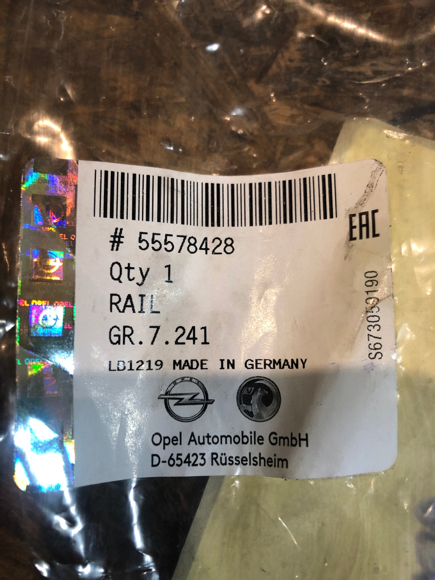 Original GM Opel Zafira C Führungsschiene Kettenspanner Neu