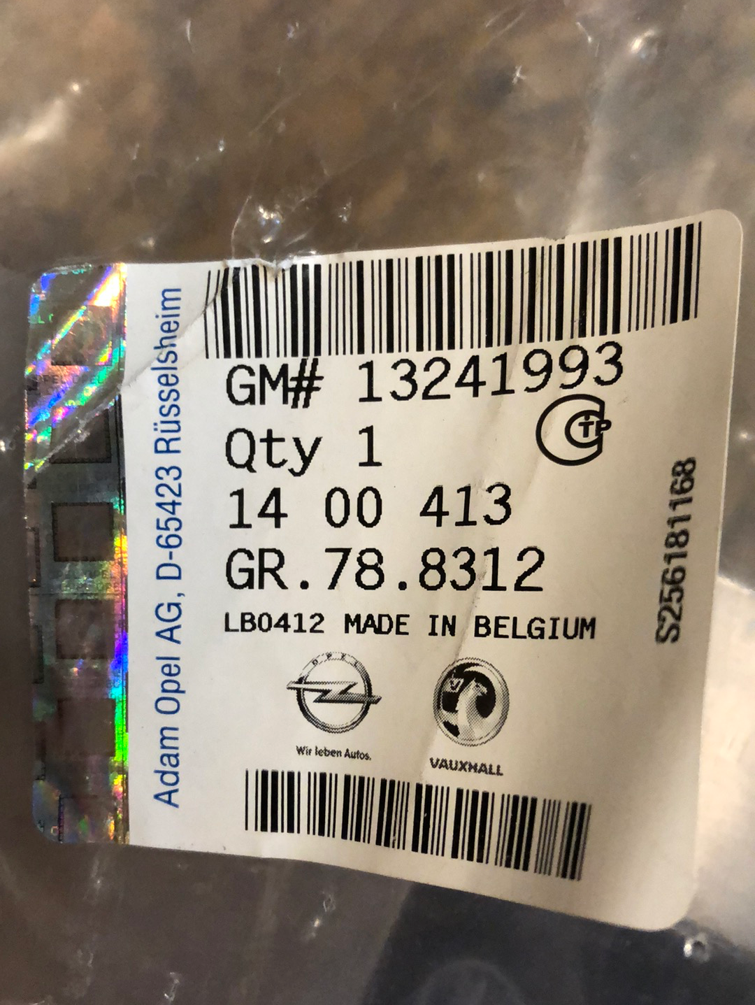 Original GM Opel Astra H Verlängerung Frontblech Rechts Neu