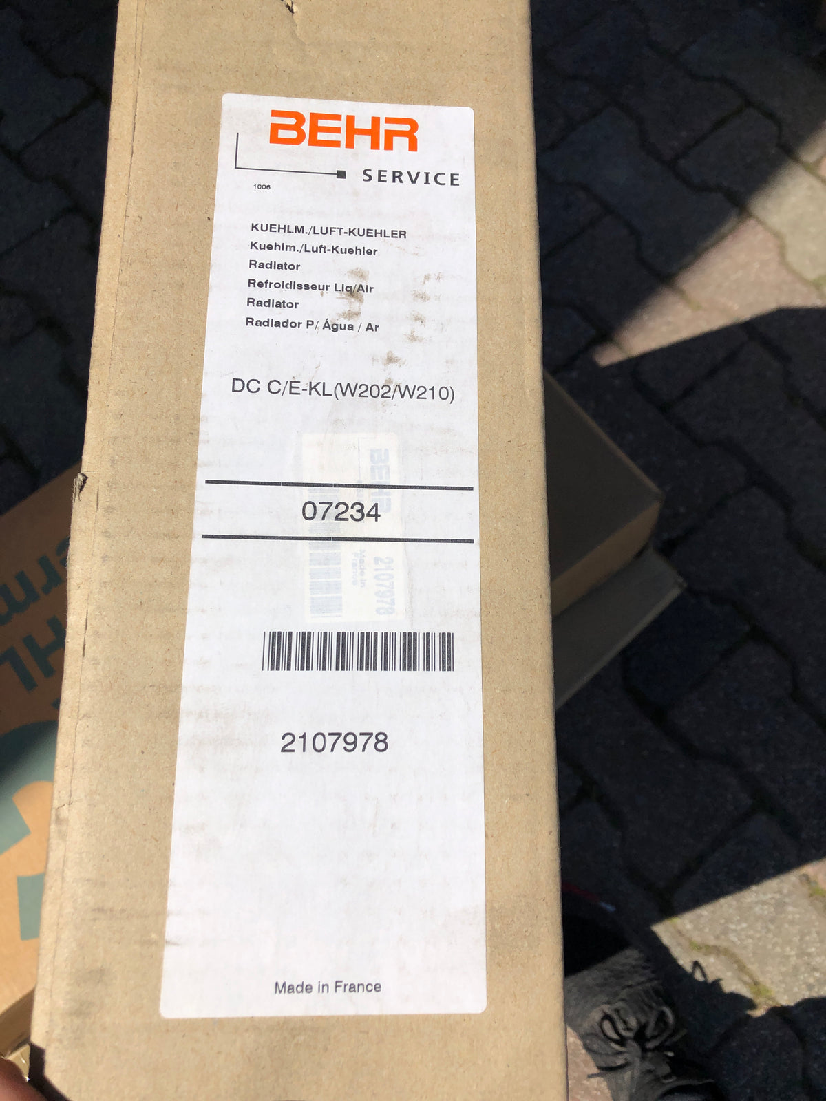 BEHR Mercedes Benz C CLK E Kühler Neu