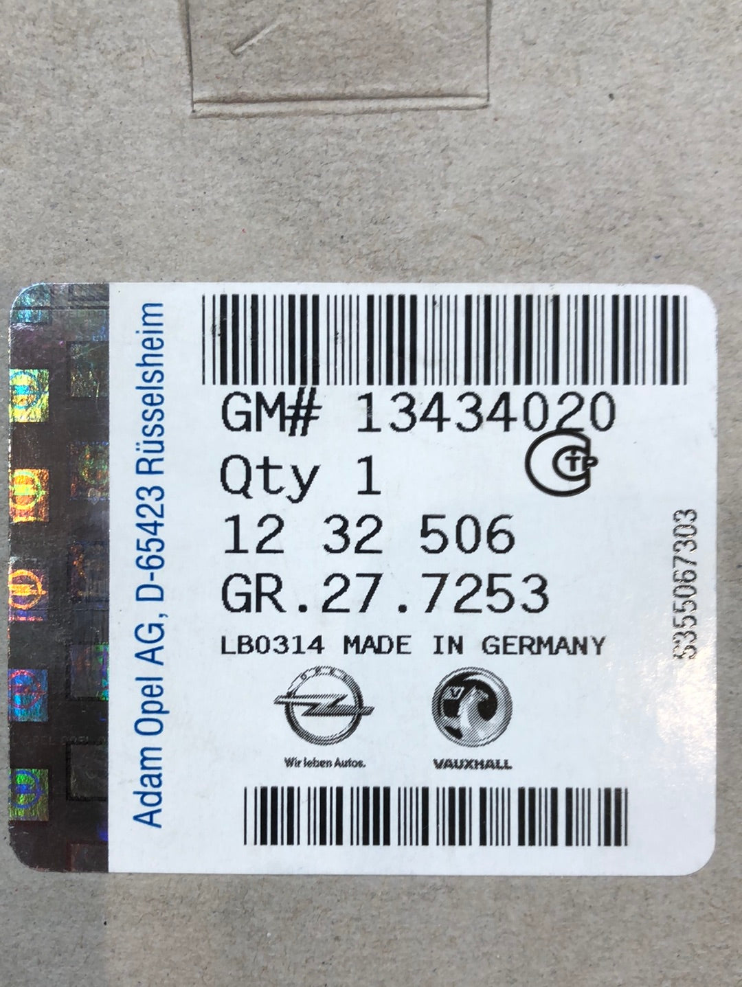 Original GM Opel Astra J Insignia A Steuergerät Xenon Neu