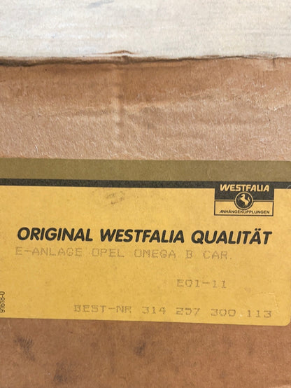 Original GM Opel Omega B Caravan E-Satz 12V Anhängerkupplung Neu