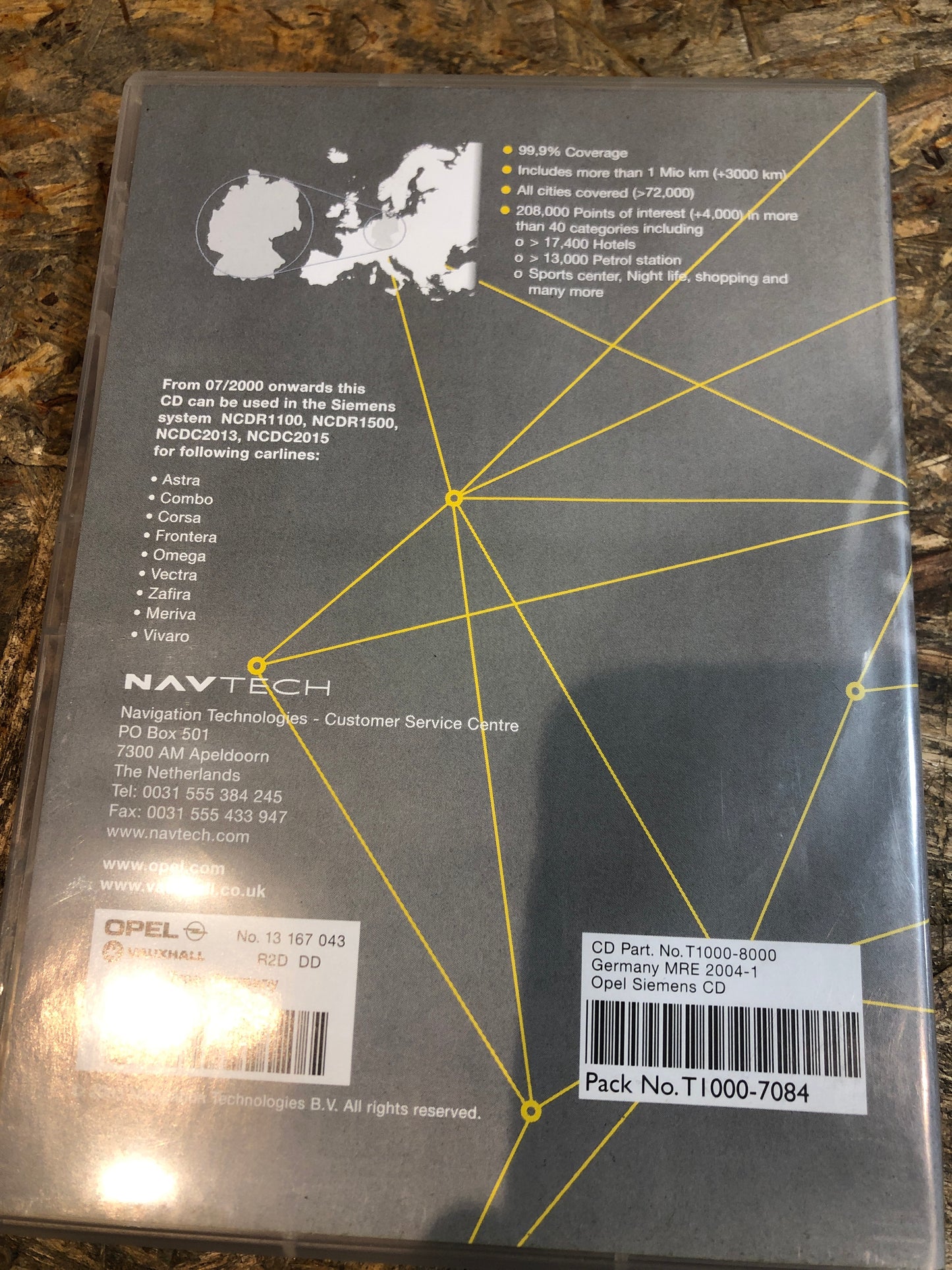 Original Opel Navigationssystem Digital Roadmap