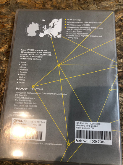 Original Opel Navigationssystem Digital Roadmap