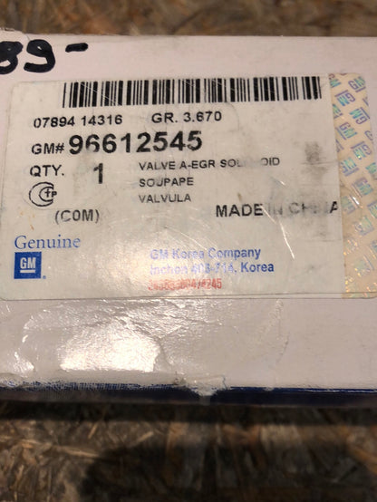 Original GM Chevrolet Spark Daewoo Matiz (M150) Bj. 00-04 AGR-Ventil Neu