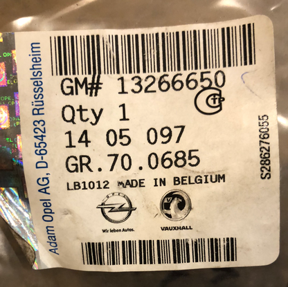 Original GM Opel Astra J Caravan Kappe Blende Abschleppöse Neu