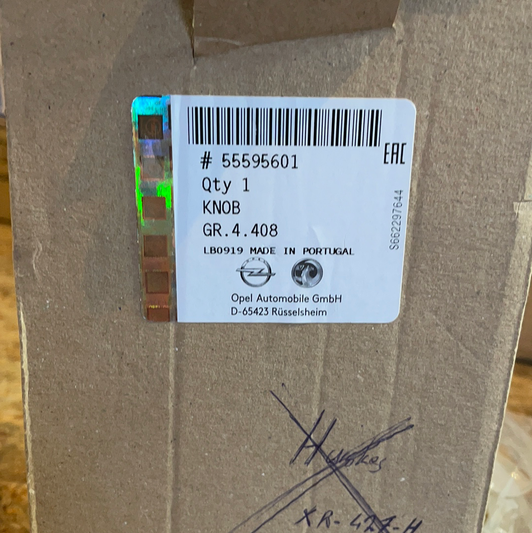 Original GM Opel Corsa E Schaltknauf mit Manschette Neu