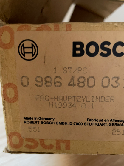 Original GM Audi A4 Avant Bosch FAG Hauptbremszylinder Neu