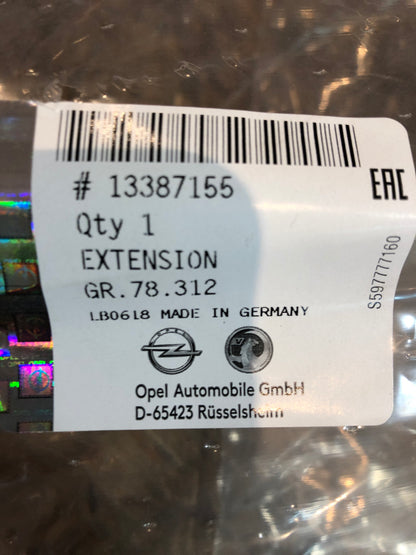 Original GM Opel Astra J Spoilerlippe Stoßstange Vorne Neu