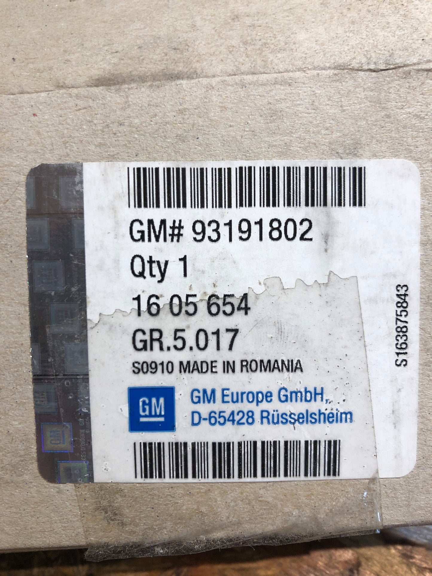 Original GM Opel Vectra B Astra G Calibra Bremsbelagsatz Neu