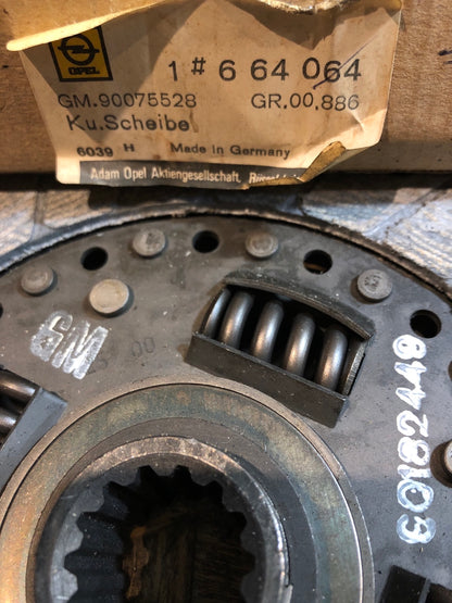 Original Opel GT Kupplungsscheibe Neu