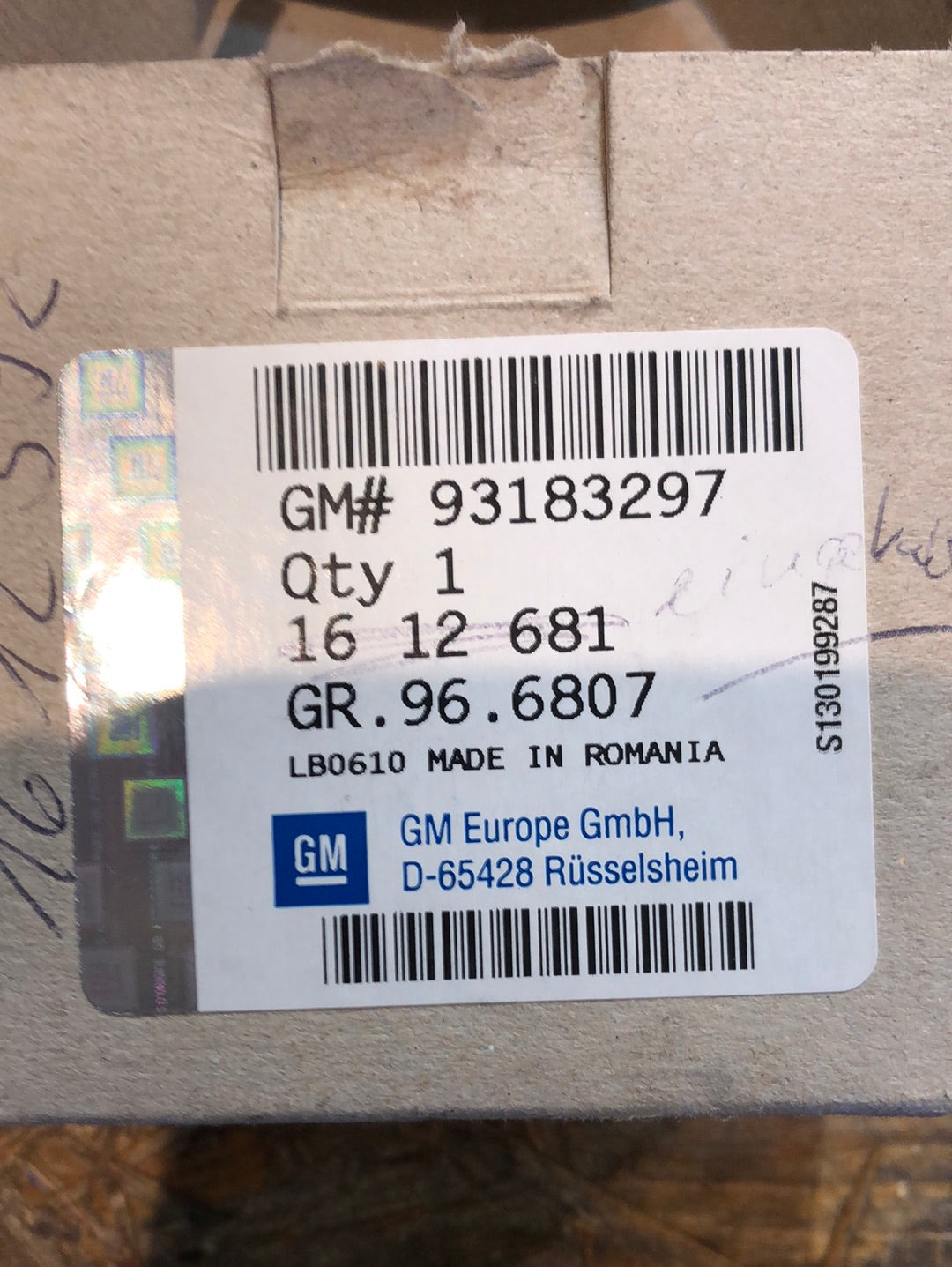 Original GM Opel Astra H Zafira B Vectra C Signum Schalter an Multifunktionslenkrad Neu