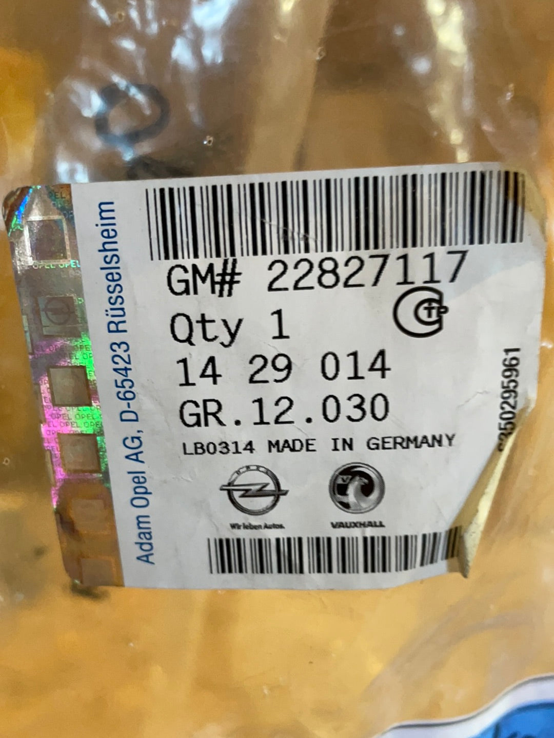 Original GM Opel Insignia Aschenbecher Neu