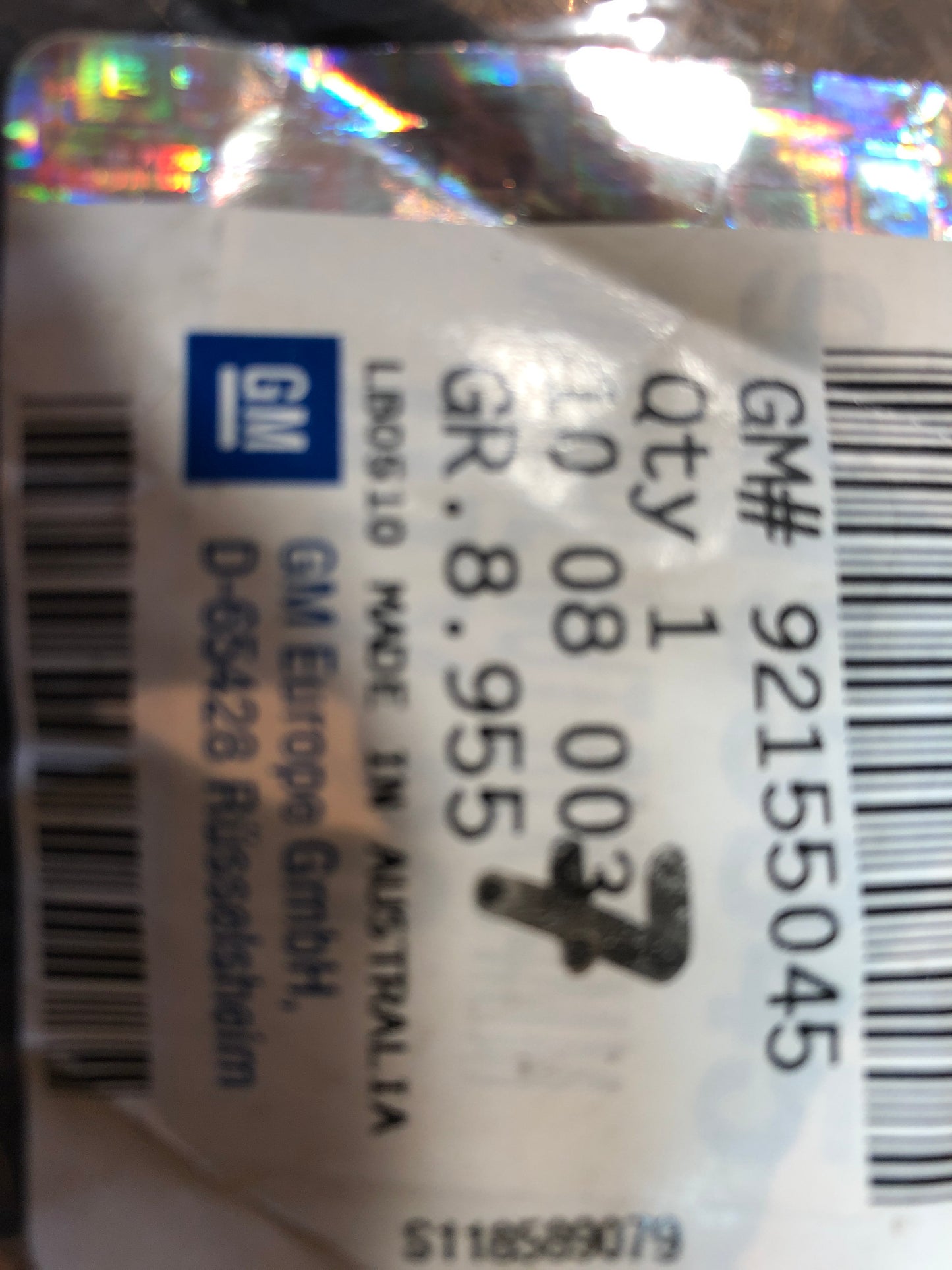 Original GM Opel Radmutterabdeckung 19mm 20Stk Neu