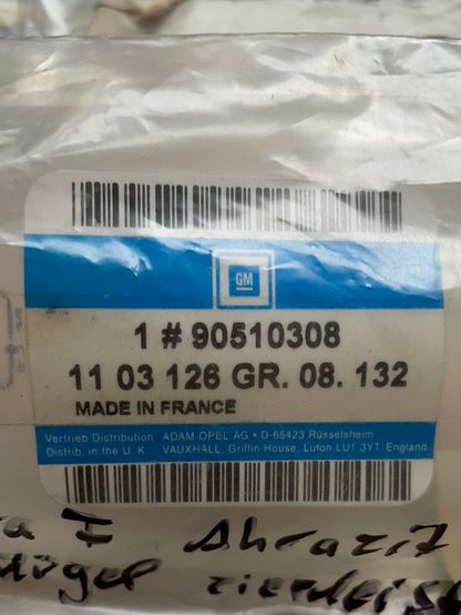 Original GM Opel Astra F Zierleiste Kotflügel vorne links Anthrazit Neu