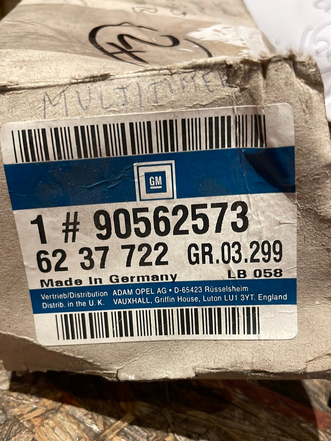 Original GM Opel Astra G Vectra B Steuergerät Multimeter Neu