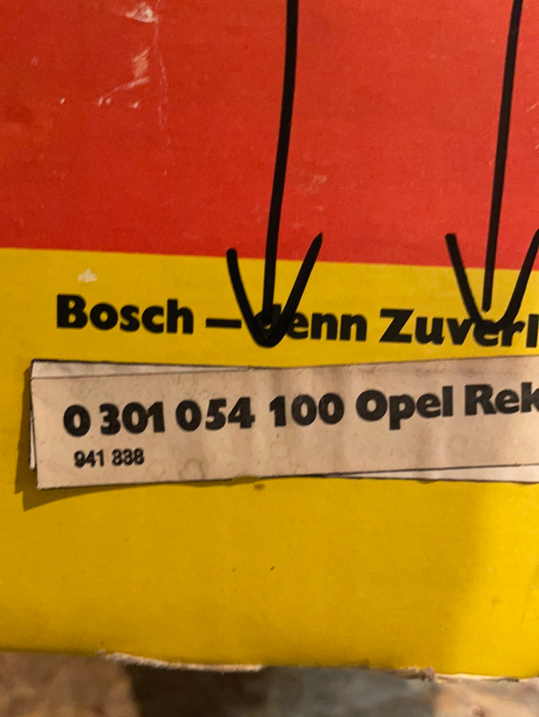 Original Bosch Opel Rekord II Scheinwerfer H4 Neu